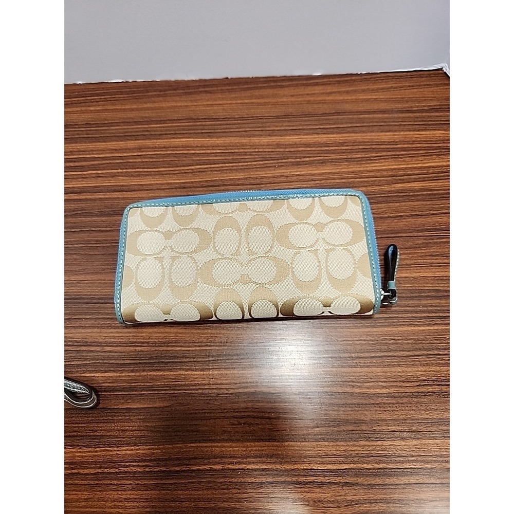 Coach Signature E1151-F17428 Wallet & Handbag Multi Logo Canvas Patent - Picture 8 of 10